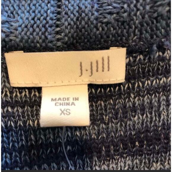 J. Jill Duster Oversized Striped Cardigan Sweater XS - Picture 6 of 6